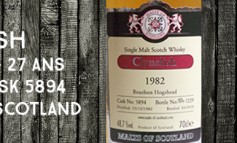 Clynelish 1982/2010 - 27yo - 48,7 % - Cask 5894 - Malts of Scotland