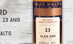 Glen Ord - 1974/1998 - 23yo - 60,8% - OB Rare Malts