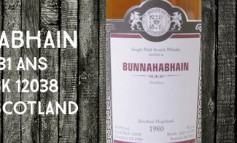 Bunnahabhain - 1980/2012 - 31yo - 46,8% - Cask 12038 - Malts of Scotland