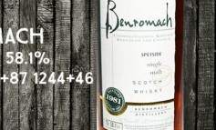 Benromach - 1981/2007 - 58,1% - Casks 1084 + 87, 1244 + 46  - OB