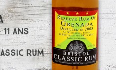 Reserve Rum of Grenada - 2003/2014 - 11yo - 43% - Bristol Classic Rum