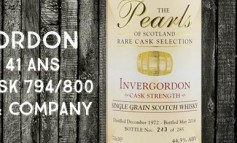 Invergordon - 1972/2014 - 41yo - 44,5% -  Gordon & Company The pearls of Scotland