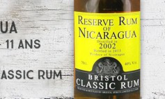 Reserve Rum of Nicaragua - 2002/2013 - 11yo -  40% - Bristol Classic Rum