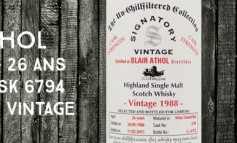 Blair Athol - 1988/2015 - 26yo - 58,2% - Cask 6794 - Signatory Vintage for The Whisky Fair