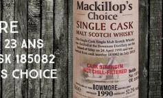 Bowmore - 1990/2013 - 23yo - 52,2% - Cask 185082 - MacKillop's Choice 