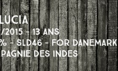 St Lucia - 2002/2015 - 13yo - 56,3% - SLD46 - Compagnie des Indes - Embouteillé pour le Danemark - Sainte-Lucie