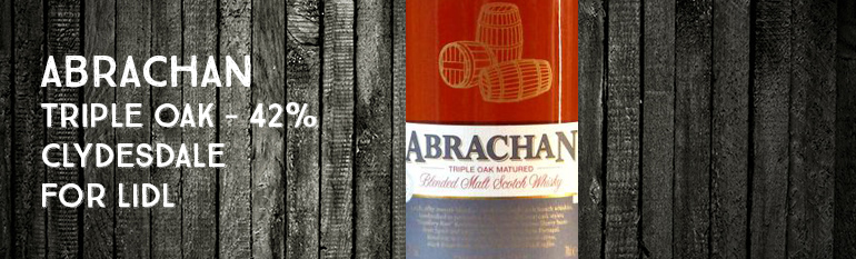 Abrachan Triple oak 42% Clydesdale for Lidl France | Whisky and Co