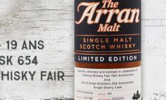 Arran - 1996/2016 - 19yo - Cask 654 - 54,8% - OB for The Whisky Fair