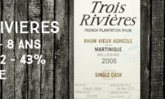 Trois Rivières - 2006/2015 - 8yo - Cask 23-202 - 43% - Martinique