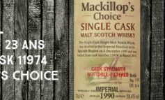 Imperial - 1990/2014 - 23yo - 58,4% - Cask 11974 - Mackillop’s Choice - Single cask - Cask Strength