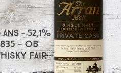 Arran - 2011/2017 - 5yo - 52,1% - Cask 2011/1835 - OB - Private Cask - for The Whisky Fair