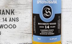 Springbank - 2002/2017 - 14yo - Bourbon Wood - 55,8% - OB